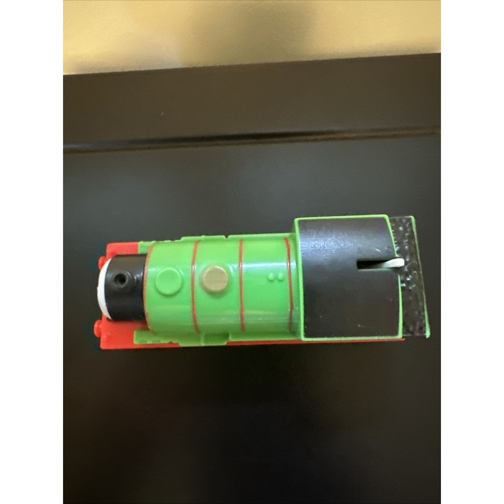 Vintage TOMY Thomas Train Trackmaster PERCY 1994 Green #6 Working Engine Only - Picture 5 of 8